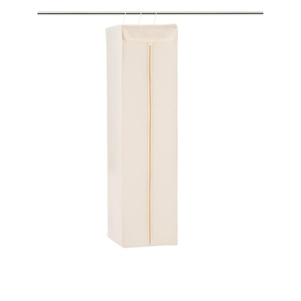Hanging Garment Storage Bag in Cream
